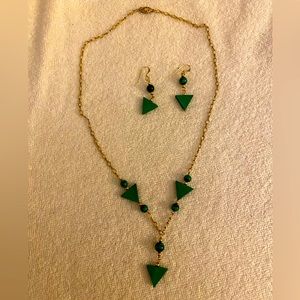 14KGF set necklace